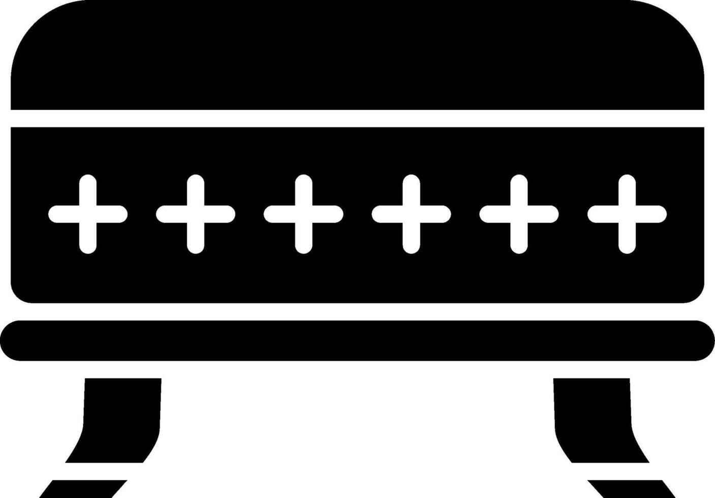 Ottoman Glyph Icon vector
