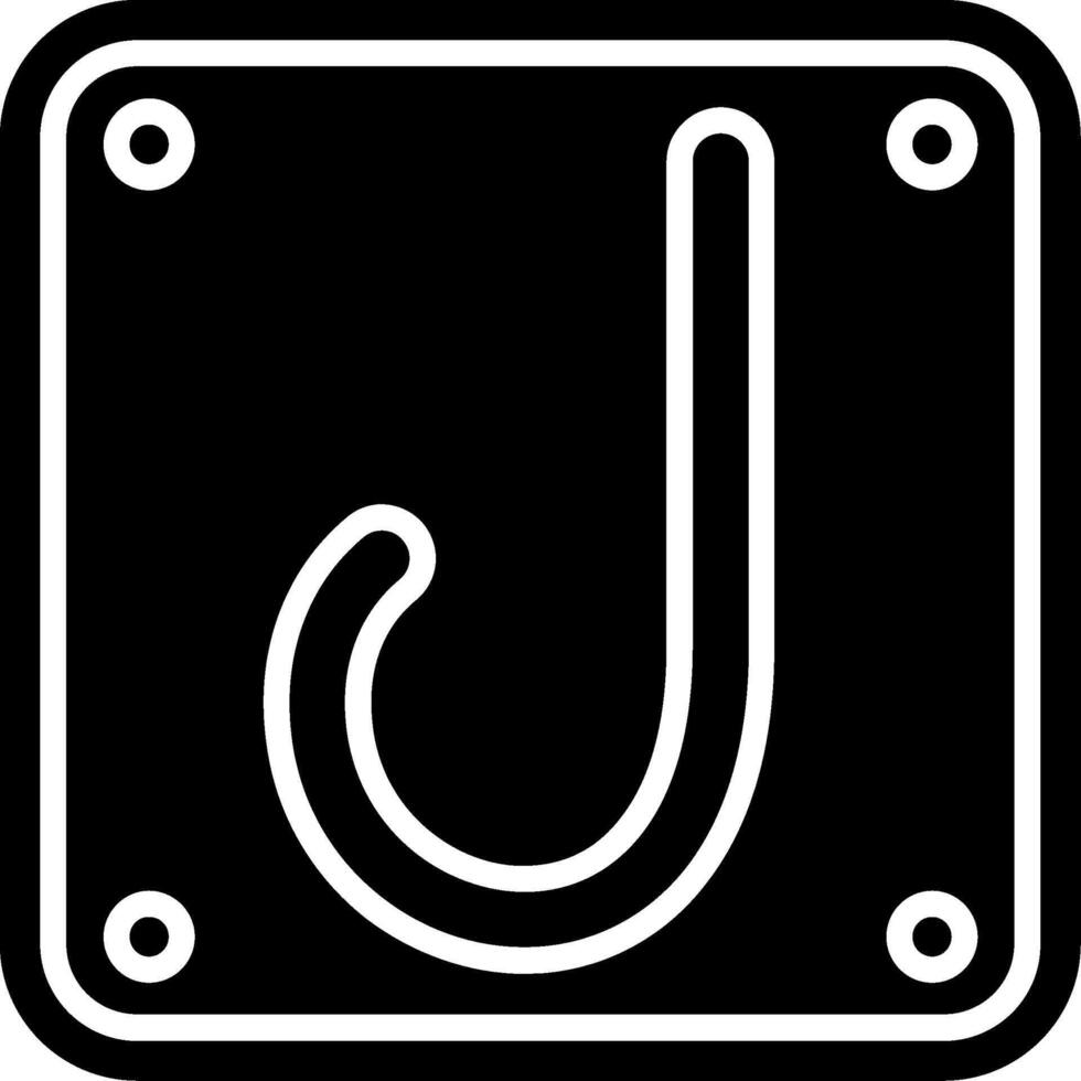 Arabic Language Glyph Icon vector