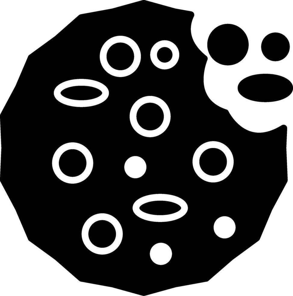 Cookies Glyph Icon vector
