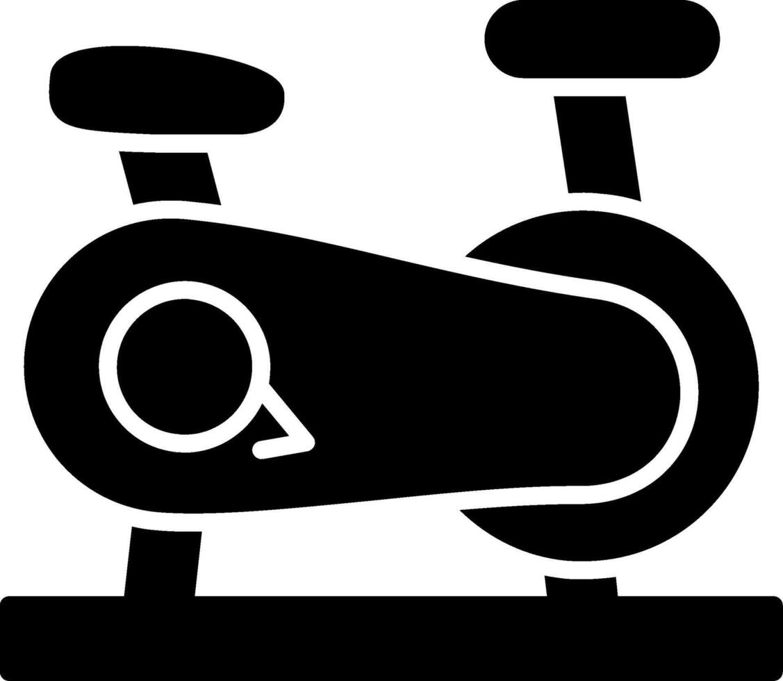 Bicycle Glyph Icon vector