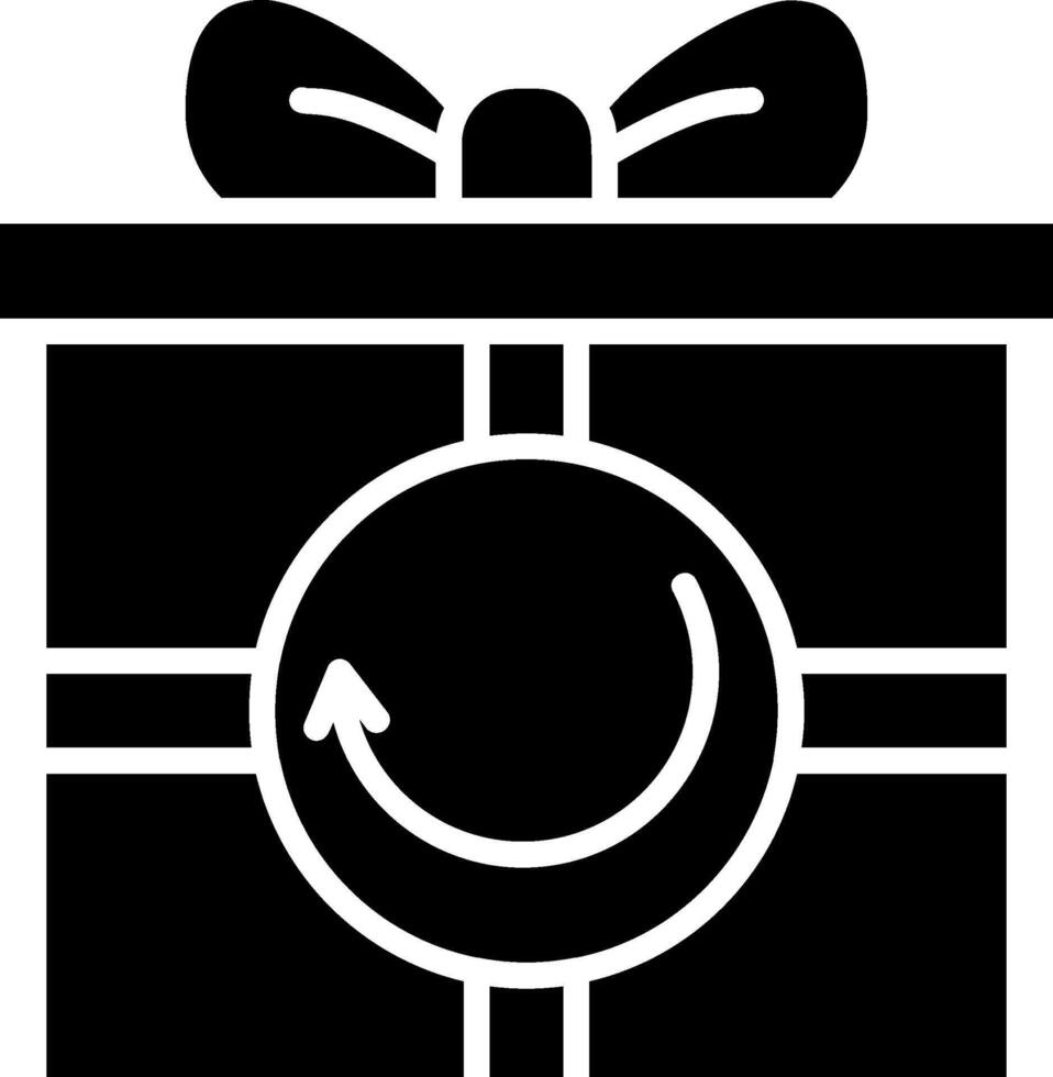 Gift Glyph Icon vector
