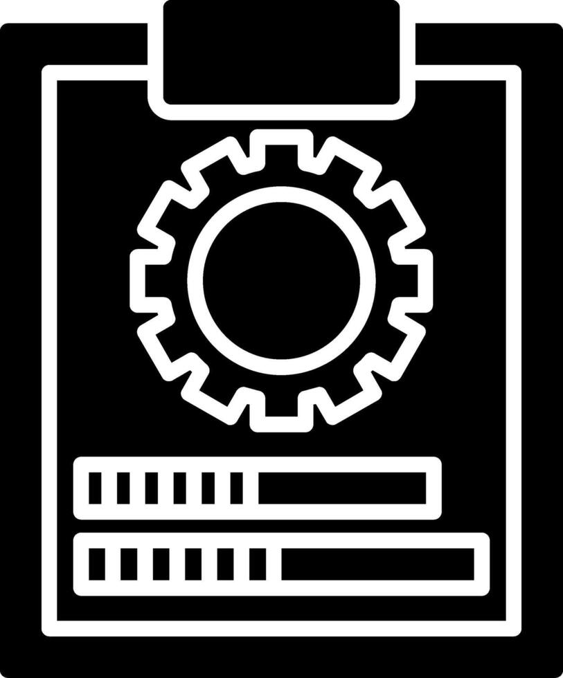 Evaluation Glyph Icon vector