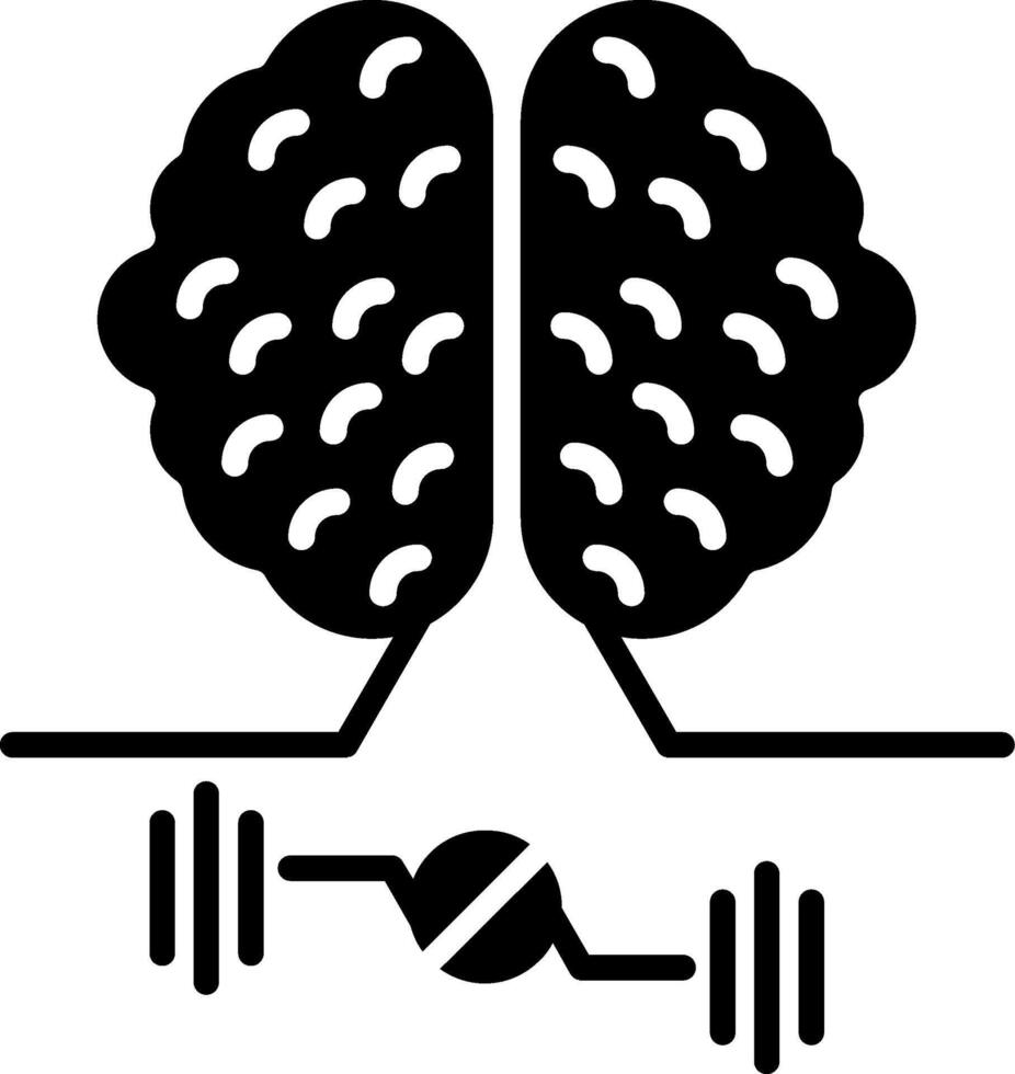 Implant Glyph Icon vector