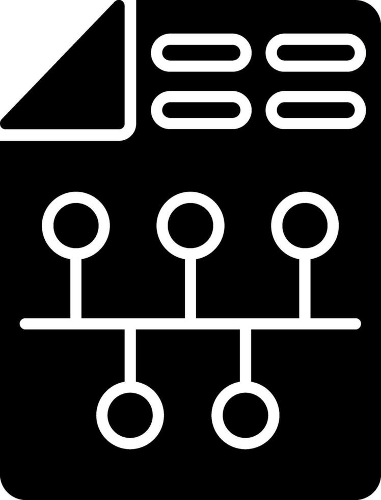 Infographic Elements Glyph Icon vector