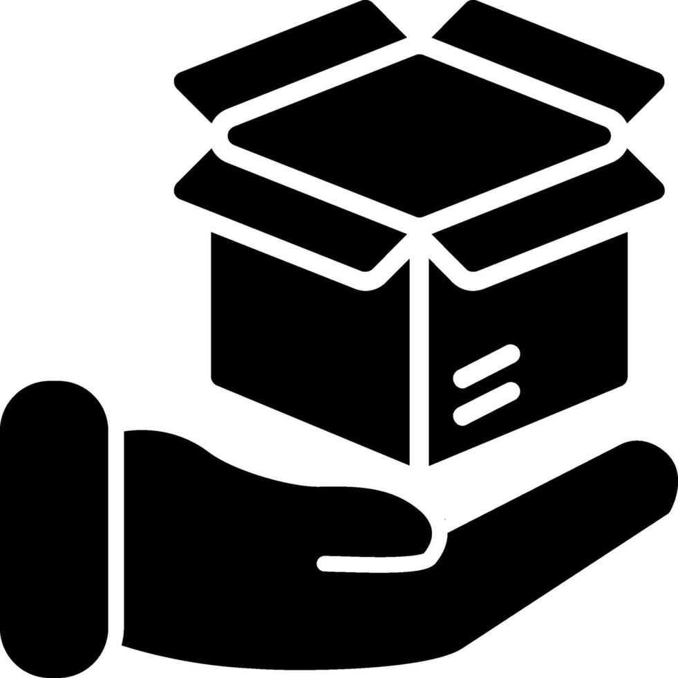 Package Glyph Icon vector