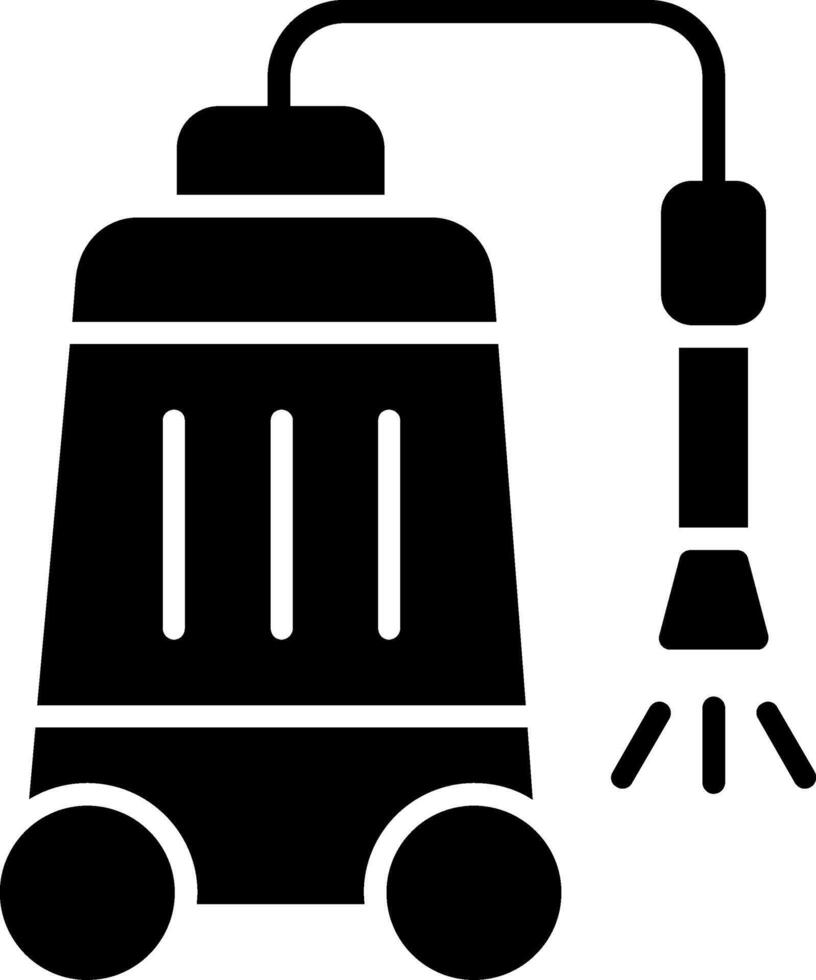Power Washing Glyph Icon vector