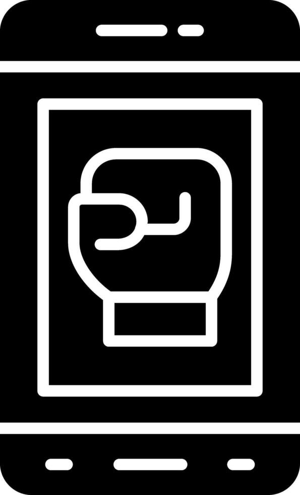 Smartphone Glyph Icon vector
