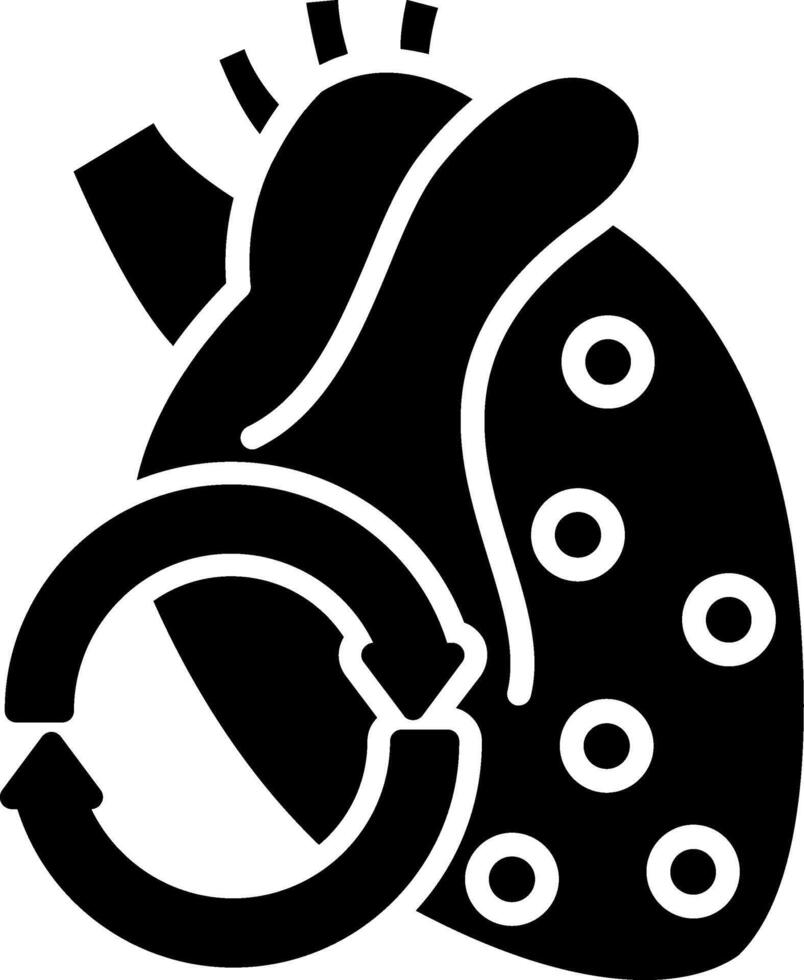 Transplant Glyph Icon vector