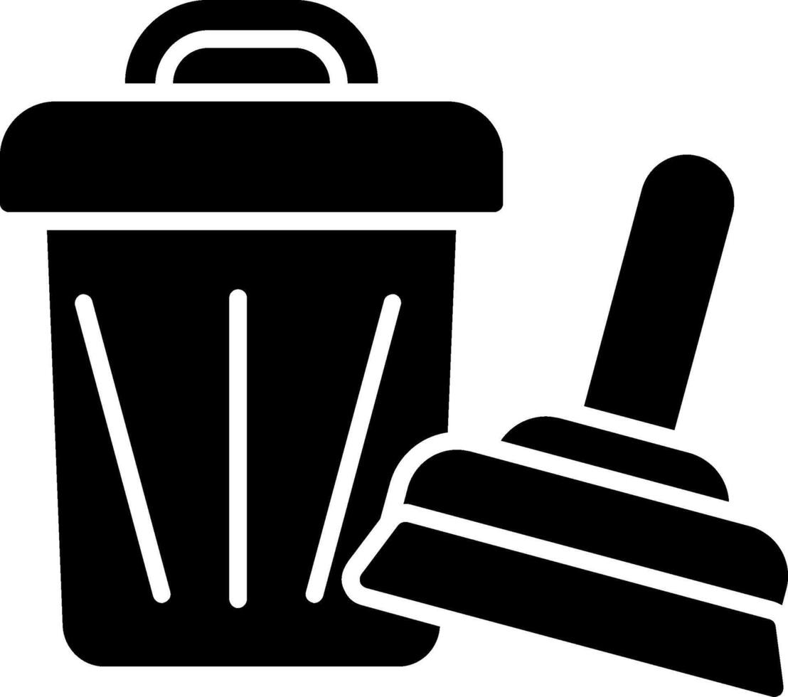Cleaning Glyph Icon vector