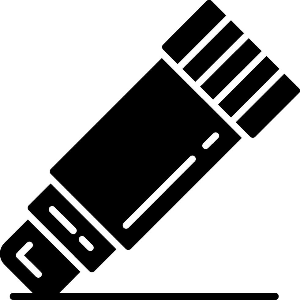 Glue Stick Glyph Icon vector