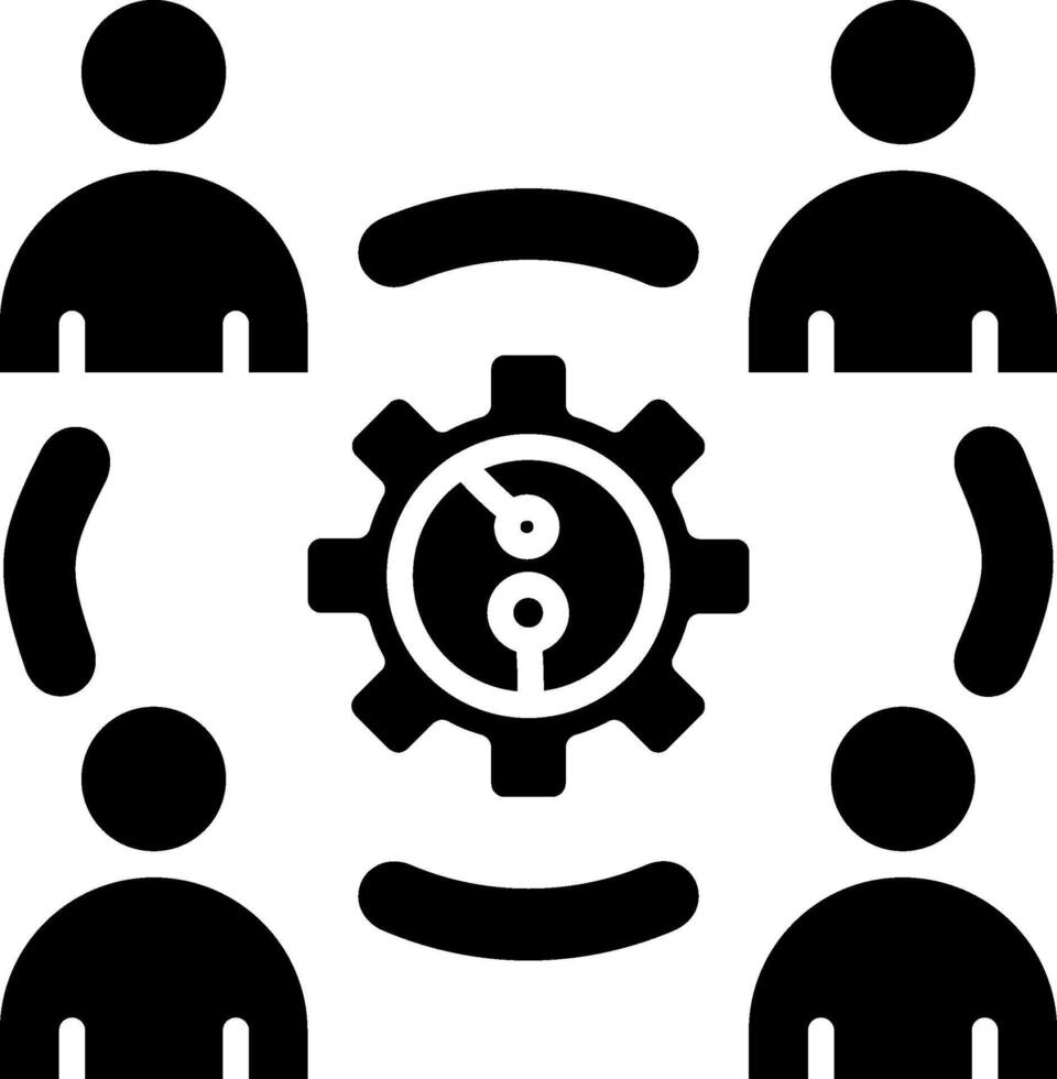 Employee Glyph Icon vector
