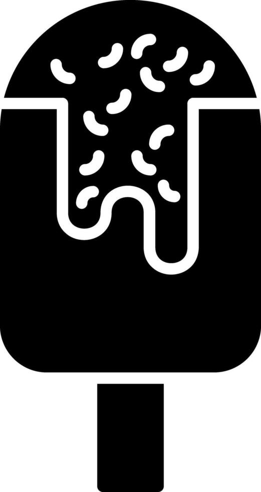 Ice Cream Glyph Icon vector