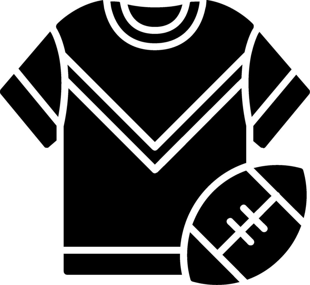 Jersey Glyph Icon vector