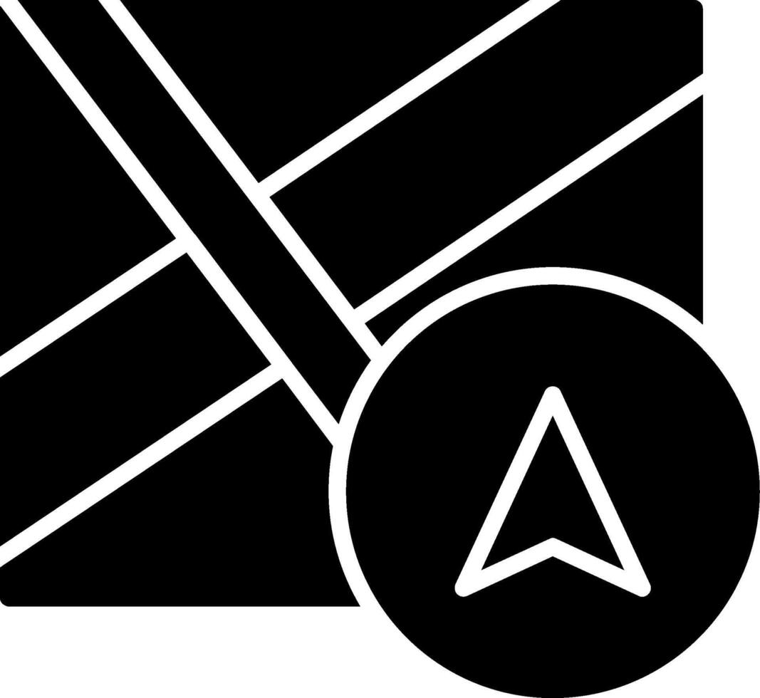 Navigator Glyph Icon vector