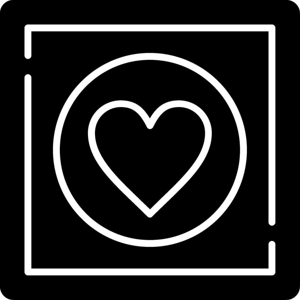 Love Glyph Icon vector