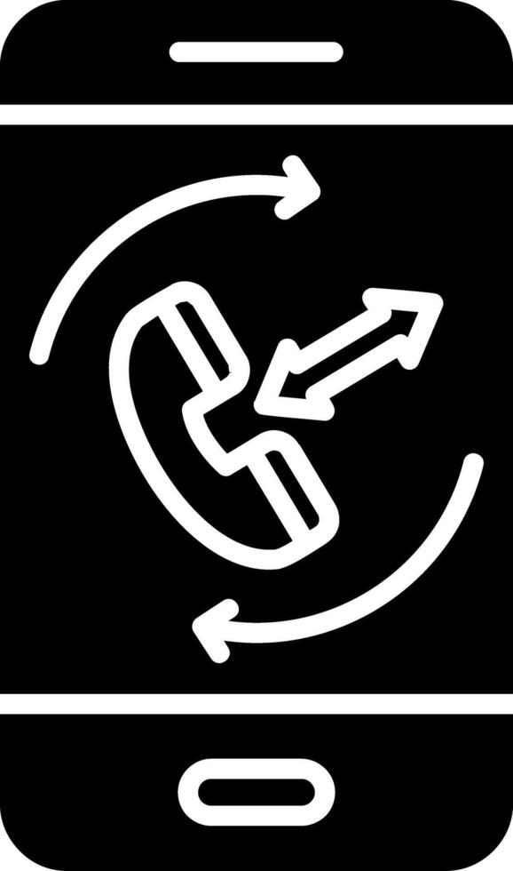 Smartphone Glyph Icon vector