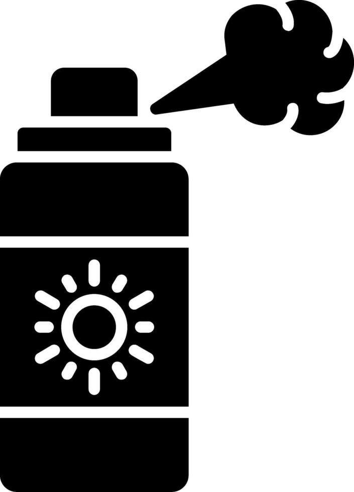 Spray Glyph Icon vector