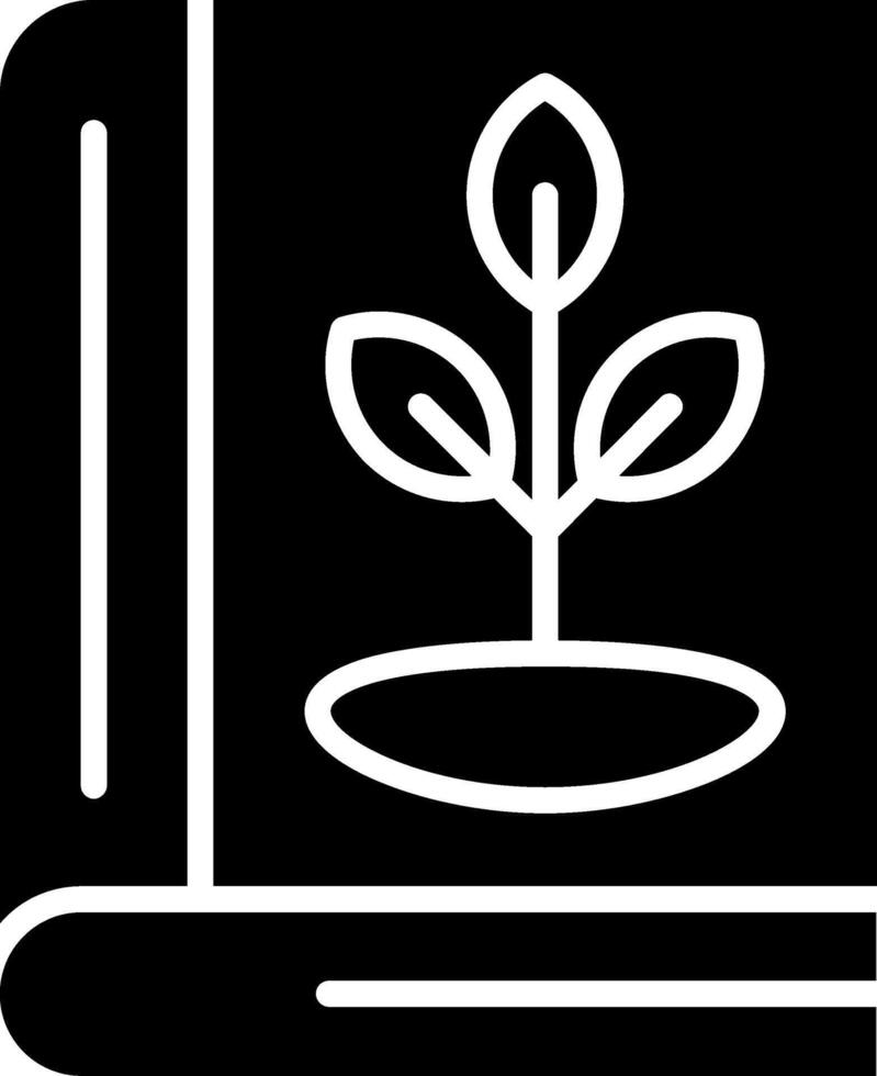 Book Glyph Icon vector