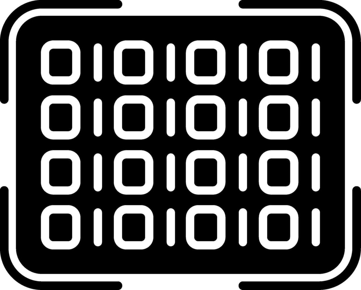 Code Glyph Icon vector