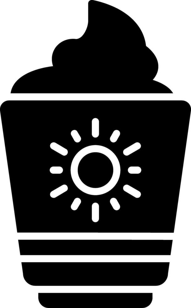 Mousse Glyph Icon vector