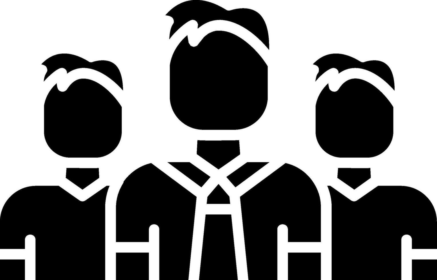 Team Glyph Icon vector