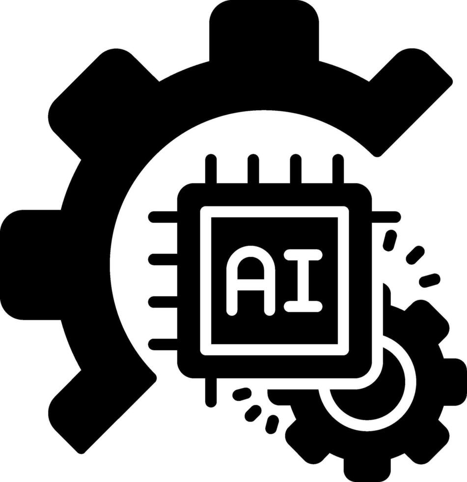 Technology Glyph Icon vector