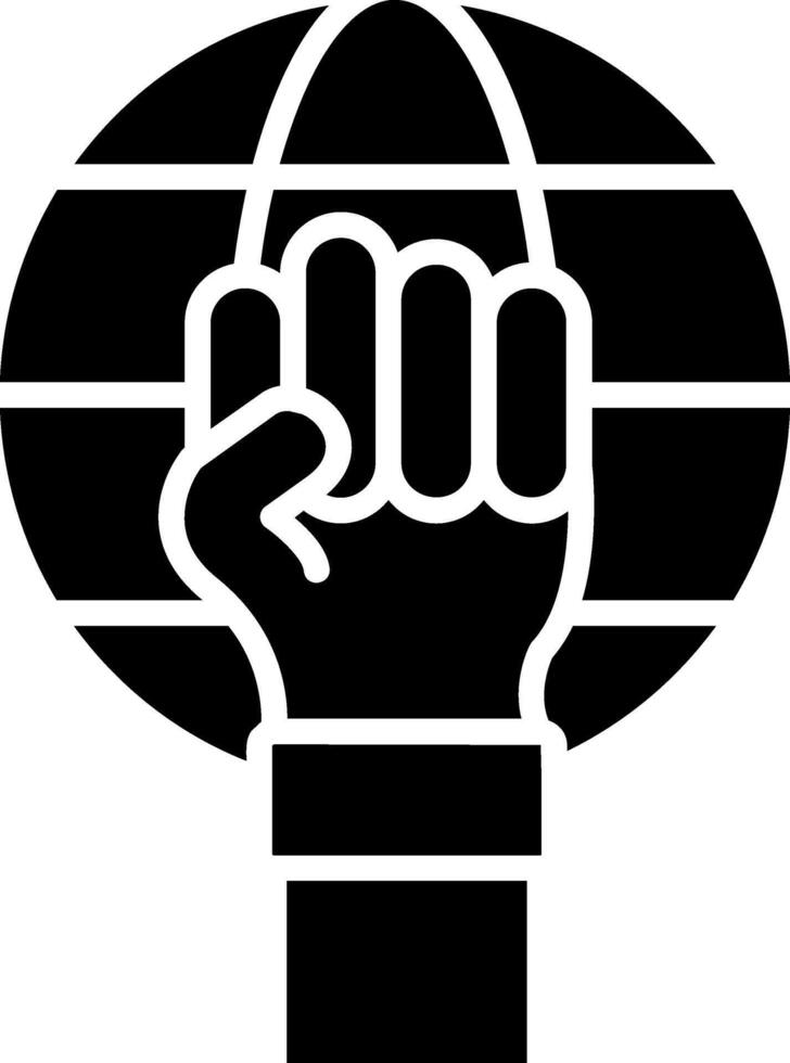 Civil Rights Glyph Icon vector