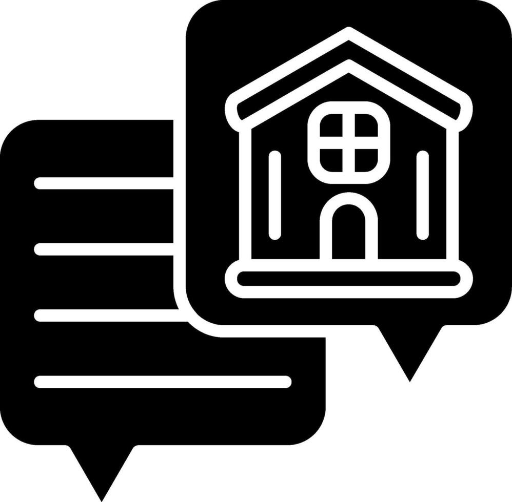 Faq Glyph Icon vector