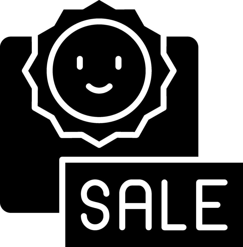 Sale Glyph Icon vector
