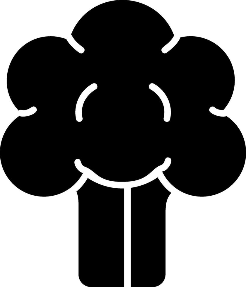 Cauliflower Glyph Icon vector