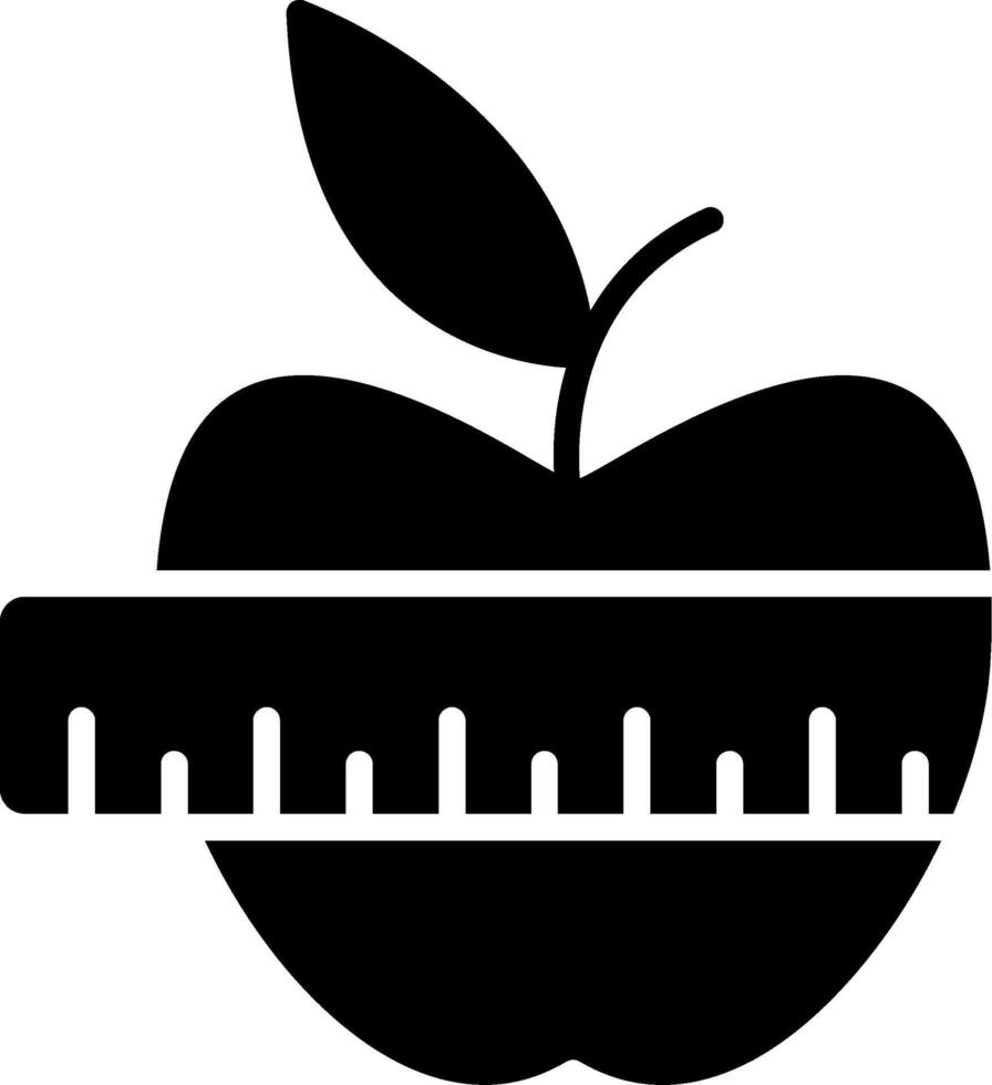 Apple Glyph Icon vector