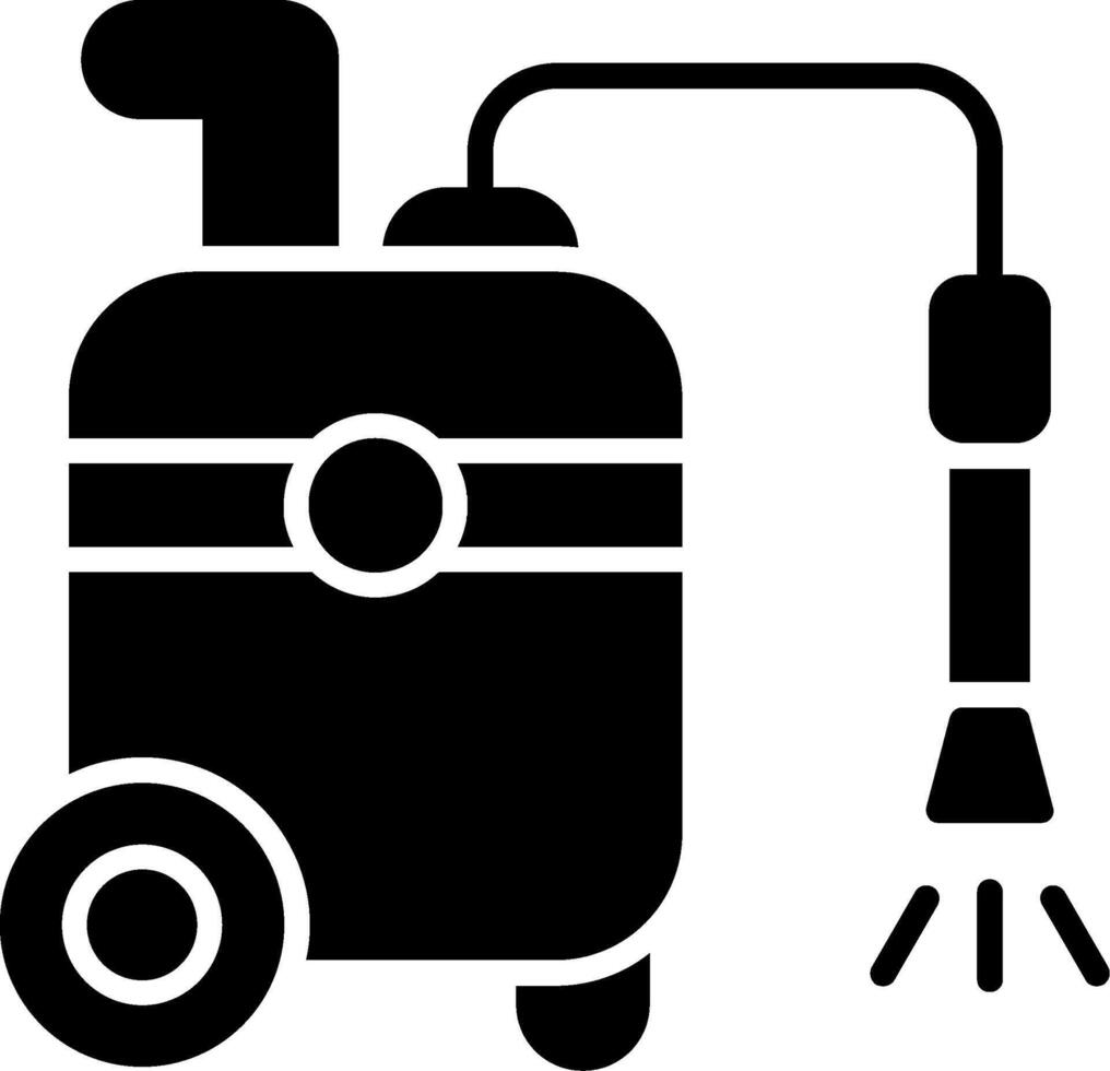 power washing Glyph Icon vector