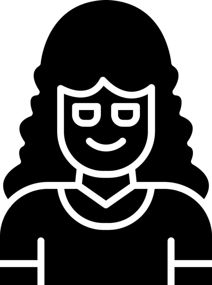 Avatar Glyph Icon vector