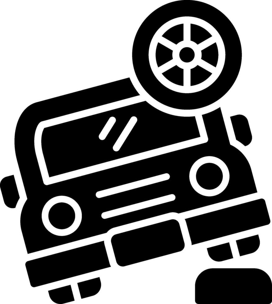 Soft Verges Glyph Icon vector