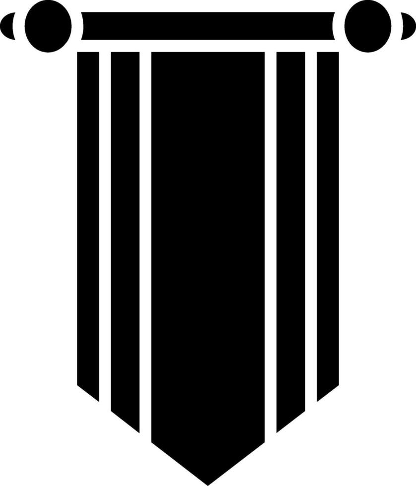 Banner Glyph Icon vector