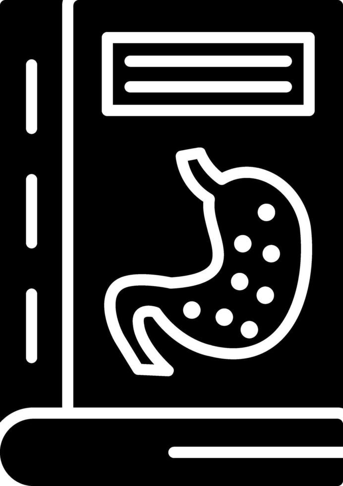 Book Glyph Icon vector