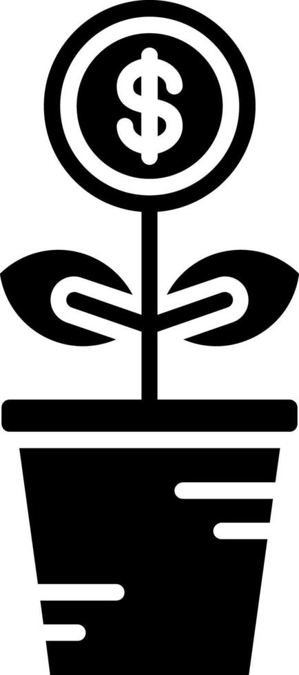 Investment Glyph Icon vector