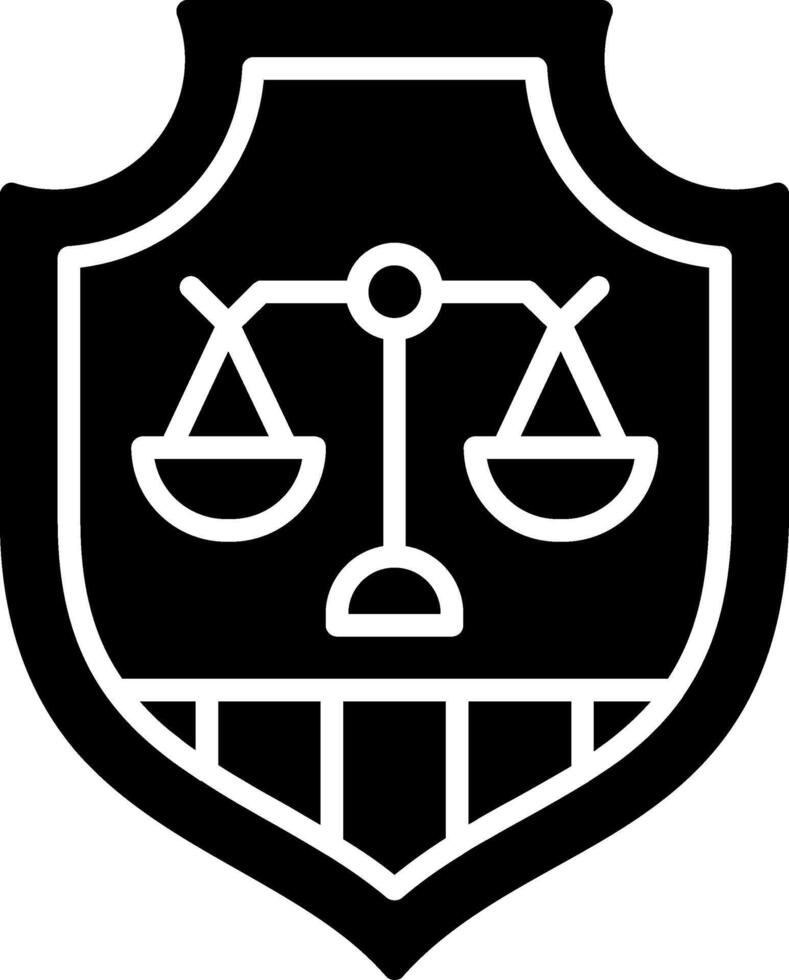 Emblem Glyph Icon vector