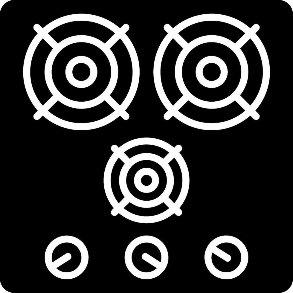 Stove Glyph Icon vector