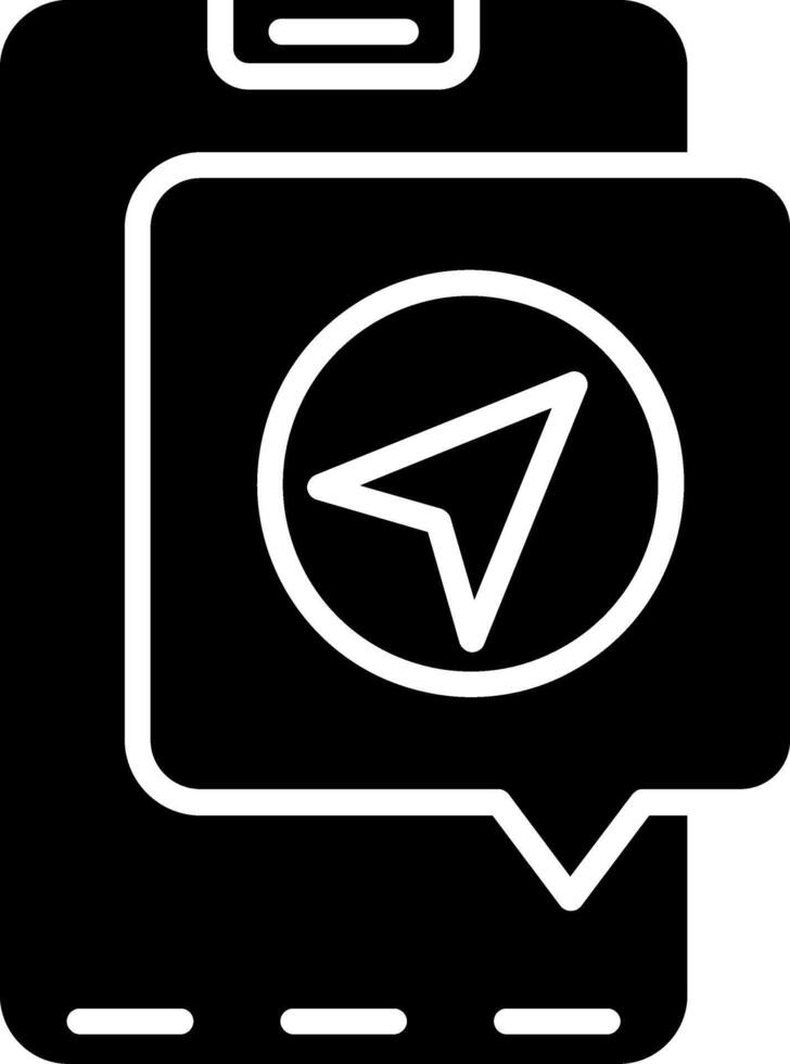 Dm Glyph Icon vector