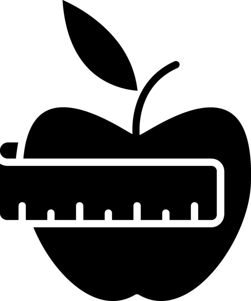 Diet Glyph Icon vector