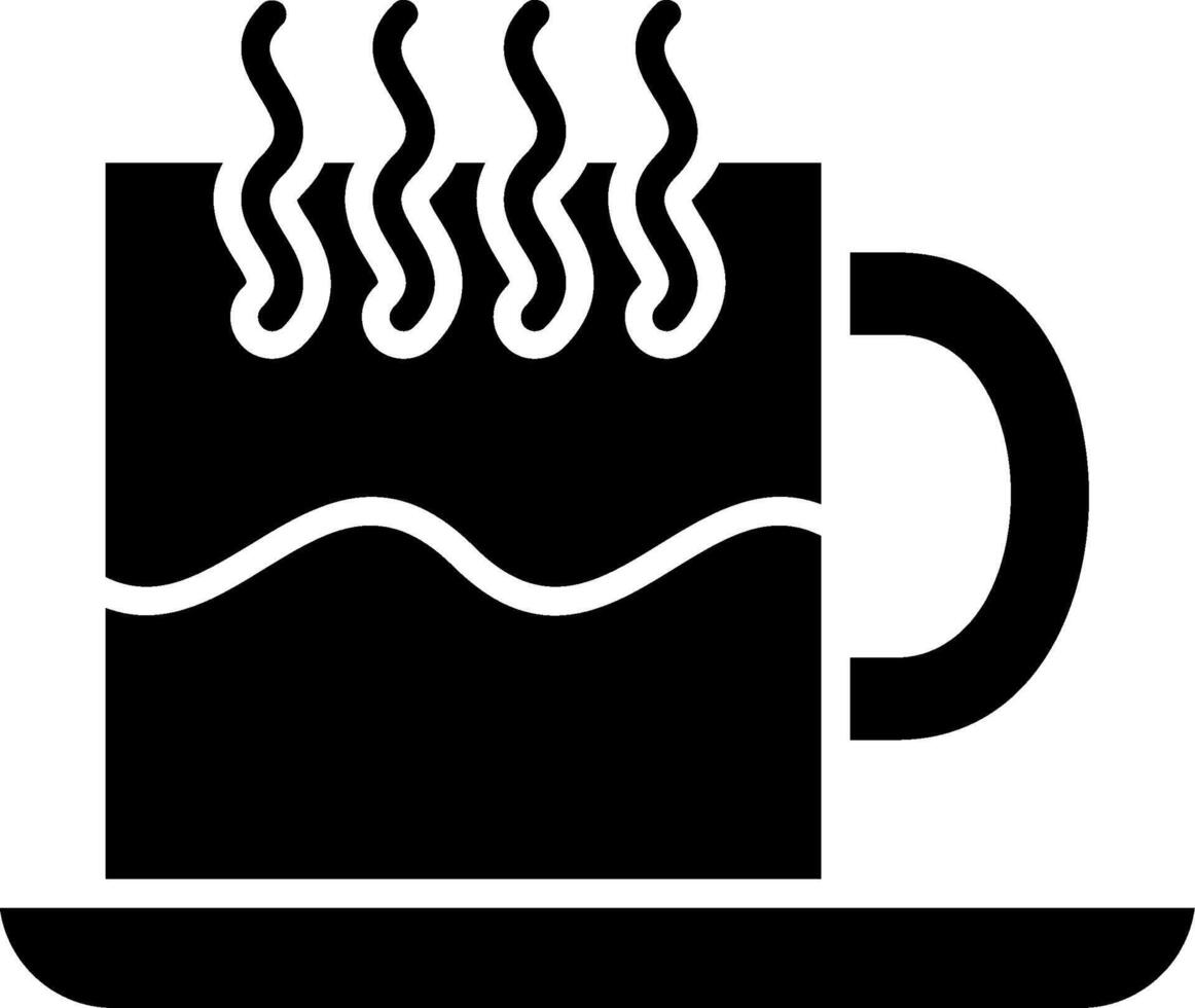 Mug Glyph Icon vector