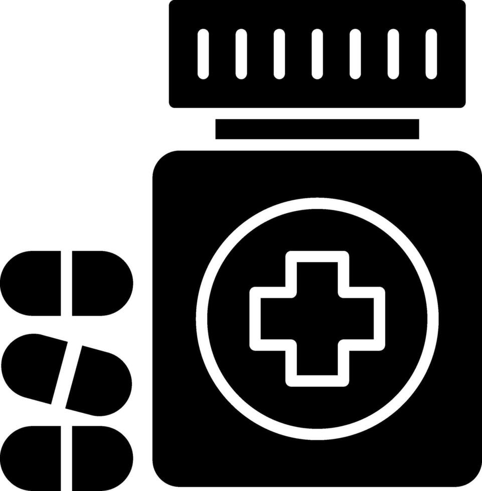 Medicine Glyph Icon vector