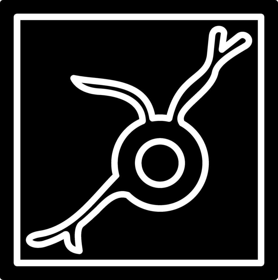 Oligodendrocyte Glyph Icon vector