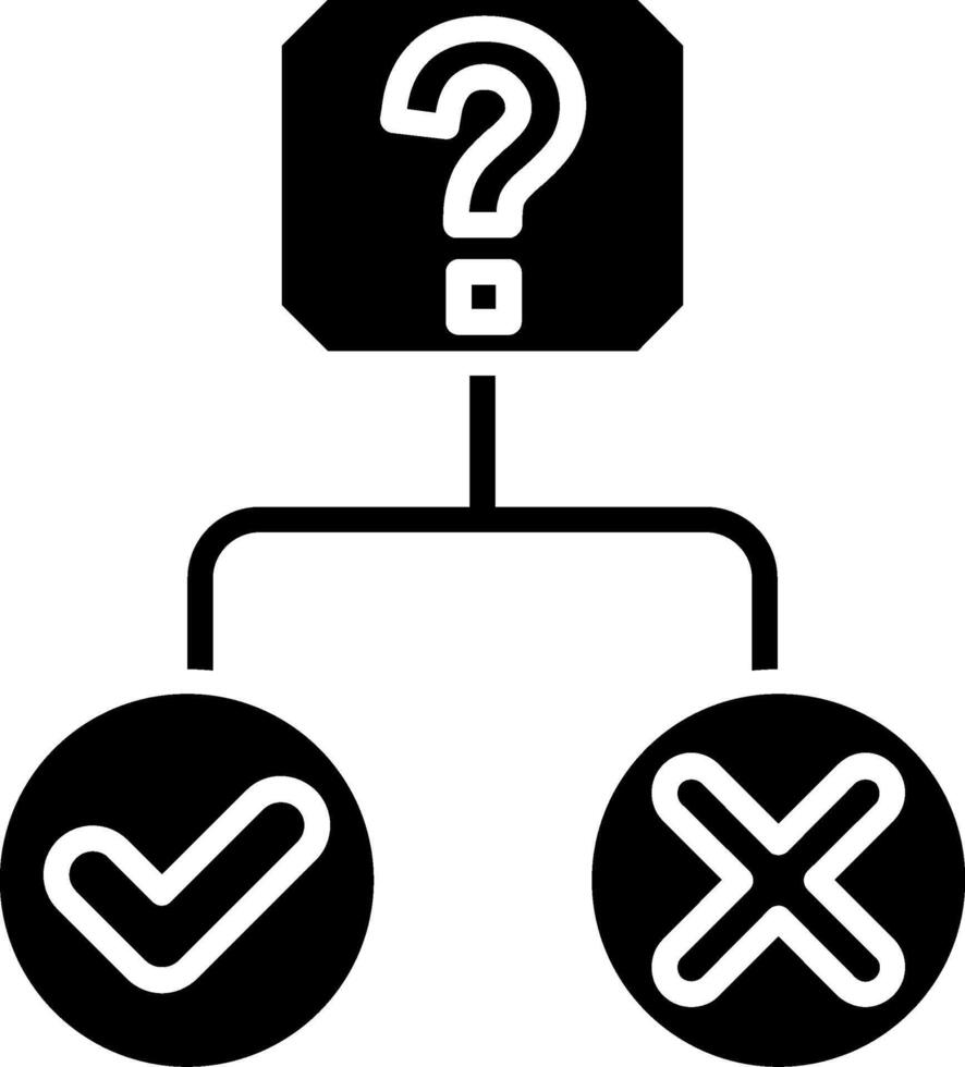 Option Glyph Icon vector