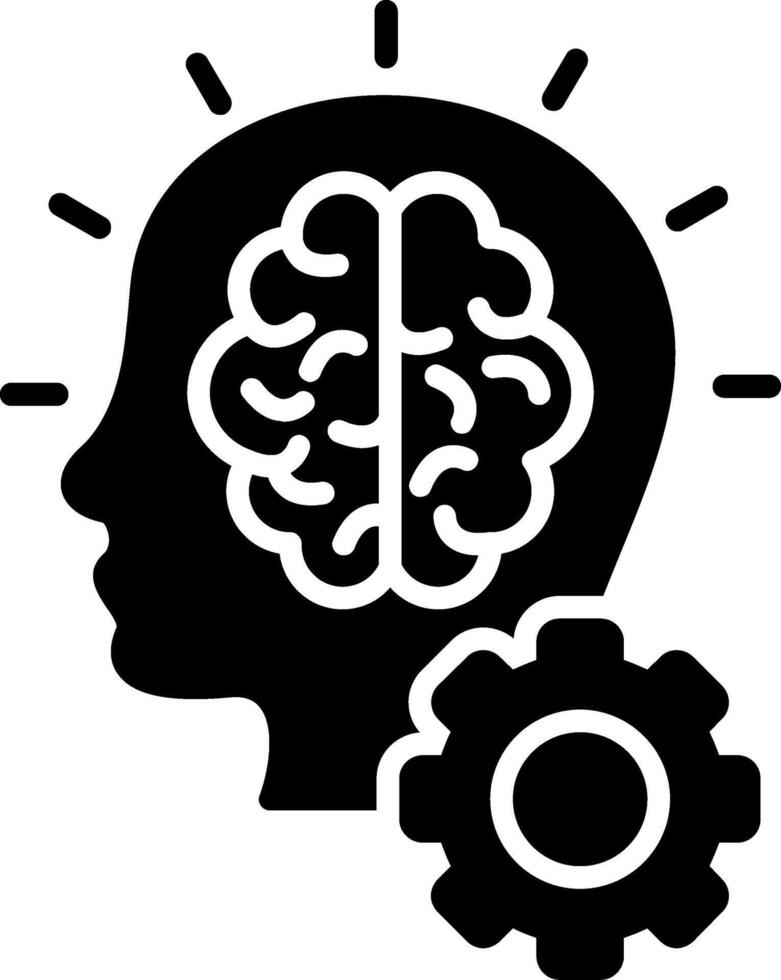 Realization Glyph Icon vector