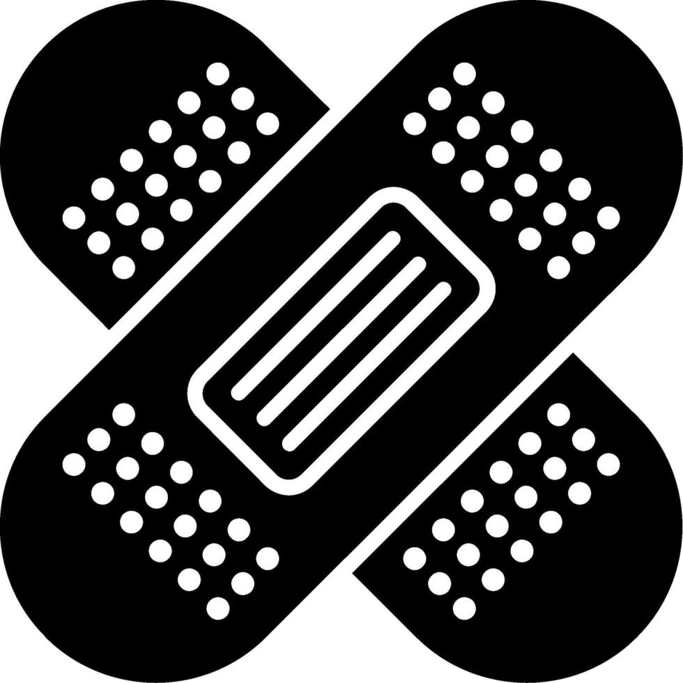 Patch Glyph Icon vector