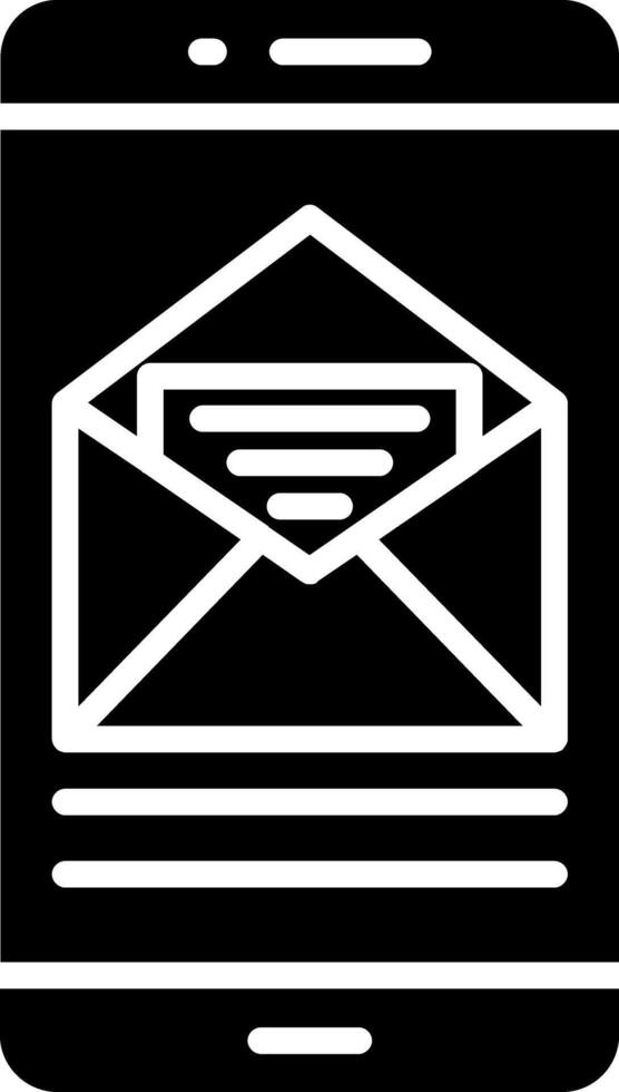 Alert Glyph Icon vector