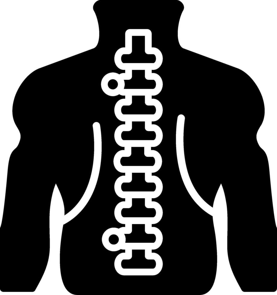 Ependymal Cells Glyph Icon vector