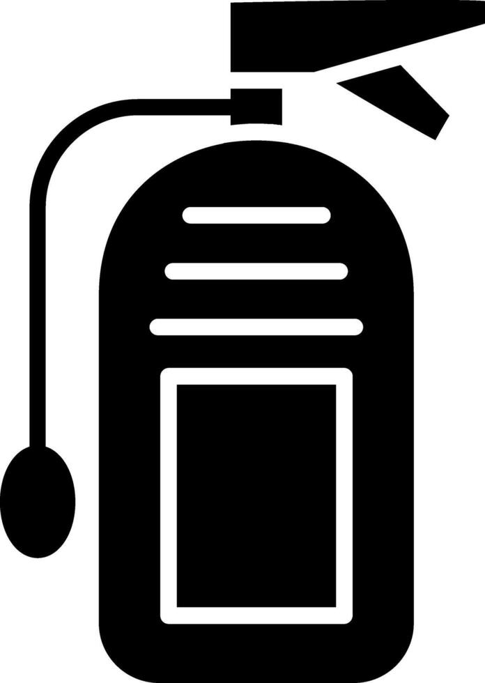 Fire Extinguisher Glyph Icon vector